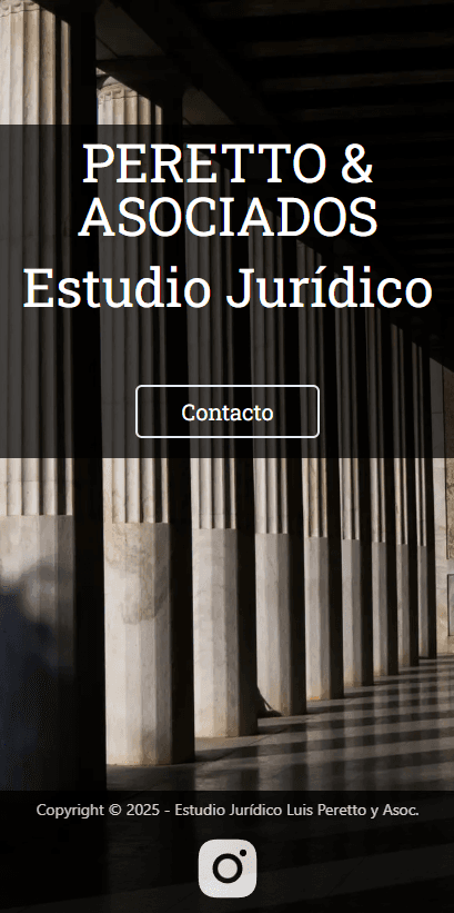 Estudio jurídico Peretto & Asociados mobile